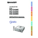Sharp XG-C335X (serv.man4) User Manual / Operation Manual