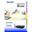 Sharp XG-C55X (serv.man29) User Manual / Operation Manual