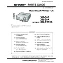 Sharp XG-F210X (serv.man10) Service Manual / Parts Guide