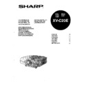 Sharp XV-C20E (serv.man30) User Manual / Operation Manual