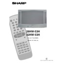 Sharp 28HW-53 (serv.man11) User Manual / Operation Manual