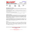 Sharp 28HW-53 (serv.man22) Service Manual / Technical Bulletin