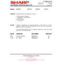 Sharp 28JW-73H (serv.man31) Service Manual / Technical Bulletin