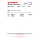 Sharp 32JW-73H (serv.man33) Service Manual / Technical Bulletin
