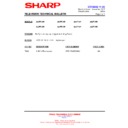 Sharp 32JW-73H (serv.man34) Service Manual / Technical Bulletin