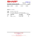 Sharp 32JW-73H (serv.man35) Service Manual / Technical Bulletin