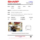 Sharp 37DM-23H (serv.man23) Service Manual / Technical Bulletin