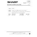 Sharp 37DM-23H (serv.man27) Service Manual / Technical Bulletin
