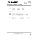 Sharp 59CS-05H (serv.man21) Service Manual / Technical Bulletin