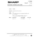 Sharp 66CS-03H (serv.man37) Service Manual / Technical Bulletin