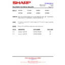 Sharp 66CS-05H (serv.man11) Service Manual / Technical Bulletin