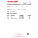 Sharp 66CS-05H (serv.man13) Service Manual / Technical Bulletin