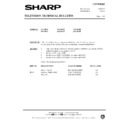 Sharp 66CS-05H (serv.man29) Service Manual / Technical Bulletin
