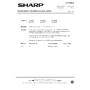 Sharp 66CS-05H (serv.man31) Service Manual / Technical Bulletin
