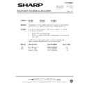 Sharp 66CS-05H (serv.man33) Service Manual / Technical Bulletin