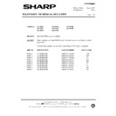 Sharp 66CS-05H (serv.man34) Service Manual / Technical Bulletin