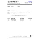 Sharp 66DW-18H (serv.man37) Service Manual / Technical Bulletin