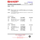 Sharp 66FW-53H (serv.man51) Service Manual / Technical Bulletin
