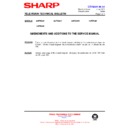 Sharp 66FW-54H (serv.man39) Service Manual / Technical Bulletin