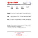 Sharp 66GF-63 (serv.man30) Service Manual / Technical Bulletin