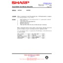 Sharp 66GF-63 (serv.man44) Service Manual / Technical Bulletin