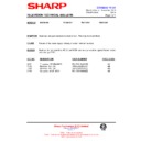Sharp 76DW-18H (serv.man24) Service Manual / Technical Bulletin