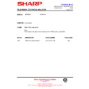Sharp 76DW-18H (serv.man25) Service Manual / Technical Bulletin