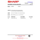 Sharp 76DW-18H (serv.man27) Service Manual / Technical Bulletin