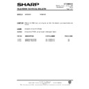 Sharp 76DW-18H (serv.man38) Service Manual / Technical Bulletin