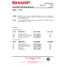 Sharp 76FW-53H (serv.man52) Service Manual / Technical Bulletin