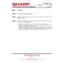 Sharp LC-13B2EA Service Manual / Technical Bulletin