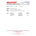 Sharp LC-13SH1E (serv.man20) Service Manual / Technical Bulletin
