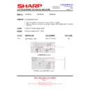 Sharp LC-13SH1E (serv.man22) Service Manual / Technical Bulletin