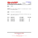 Sharp LC-20S1E (serv.man30) Service Manual / Technical Bulletin