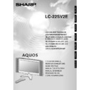 Sharp LC-22SV2E (serv.man20) User Manual / Operation Manual