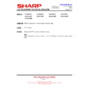 Sharp LC-26P55E (serv.man51) Service Manual / Technical Bulletin