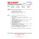 Sharp LC-26P70E (serv.man52) Service Manual / Technical Bulletin
