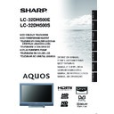 Sharp LC-32DH500E (serv.man23) User Manual / Operation Manual