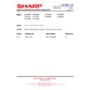 Sharp LC-32GA8EK (serv.man37) Service Manual / Technical Bulletin