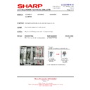 Sharp LC-32GA8EK (serv.man38) Service Manual / Technical Bulletin