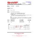 Sharp LC-32GA9EK (serv.man45) Service Manual / Technical Bulletin