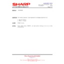 Sharp LC-32GD8EK (serv.man46) Service Manual / Technical Bulletin