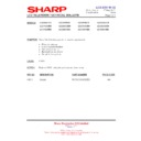 Sharp LC-32GD9EK (serv.man41) Service Manual / Technical Bulletin