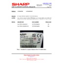 Sharp LC-32LE210EB (serv.man23) Service Manual / Technical Bulletin