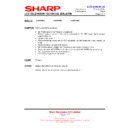 Sharp LC-32P50E (serv.man29) Service Manual / Technical Bulletin