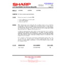Sharp LC-32P50E (serv.man31) Service Manual / Technical Bulletin