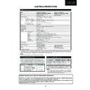 Sharp LC-37GA8EK Service Manual / Specification