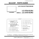 Sharp LC-37SA1E (serv.man9) Service Manual / Parts Guide