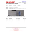 Sharp LC-40LE631E (serv.man8) Service Manual / Technical Bulletin
