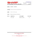 Sharp LC-42SD1E (serv.man22) Service Manual / Technical Bulletin